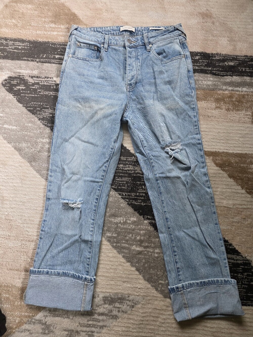 Cleo & Wolf Straight Leg Jeans